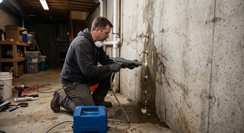 Basement Crack Repair in Boynton Beach, FL