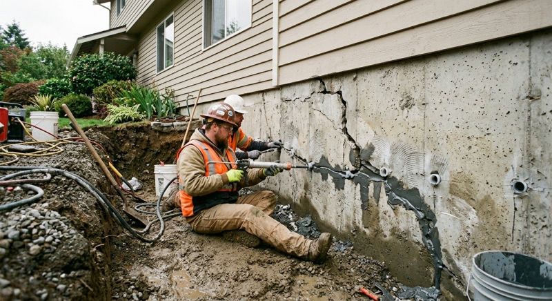 Basement Crack Repair in Boynton Beach, FL