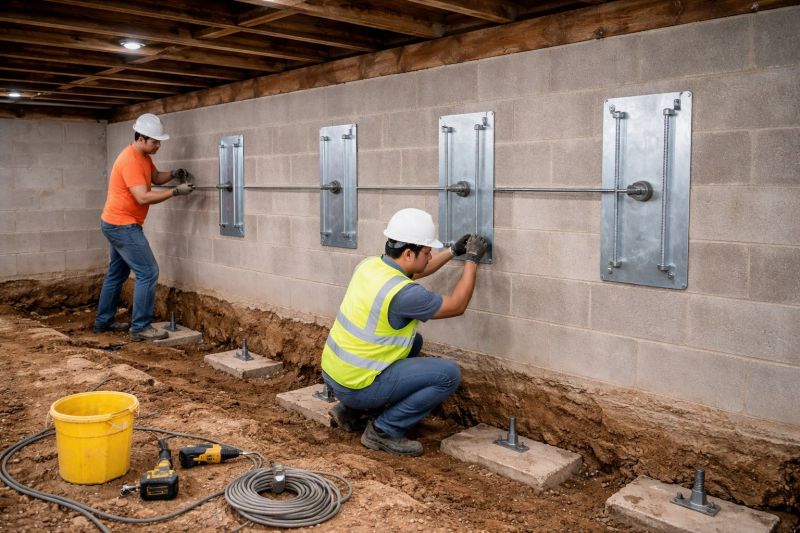 Basement Stabilization in Boynton Beach, FL