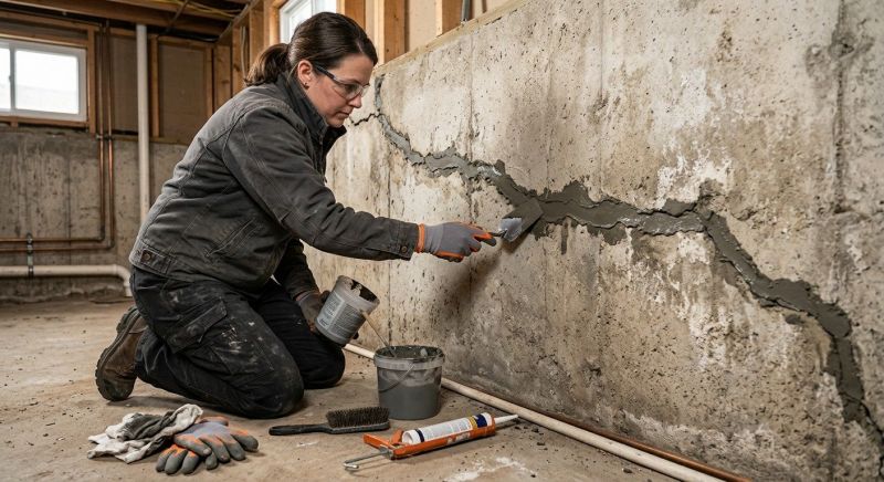Cracked Basement Floor Repair in Boynton Beach, FL