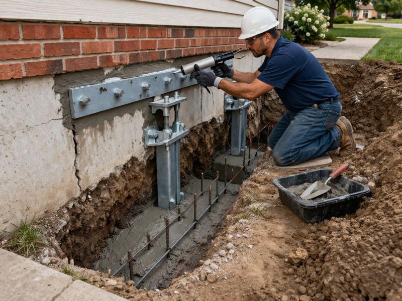 Exterior Foundation Repair in Boynton Beach, FL