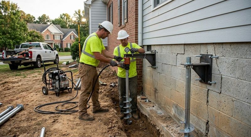 Helical Piers Installation in Boynton Beach, FL