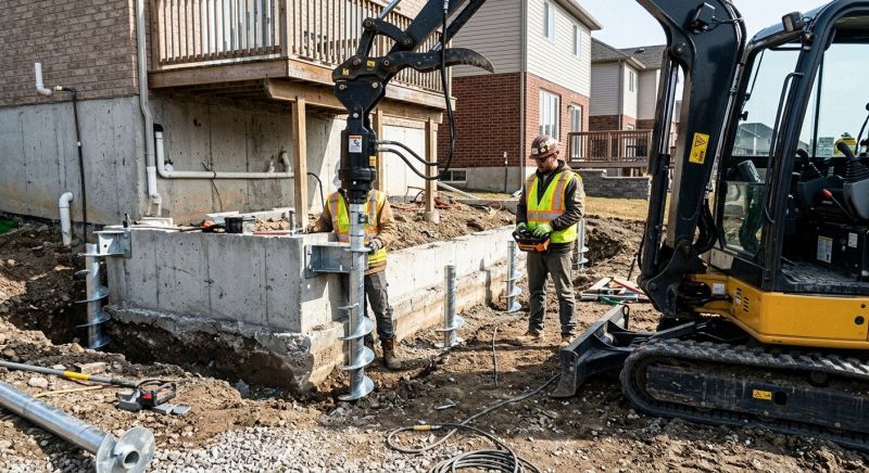 Helical Piers Installation in Boynton Beach, FL