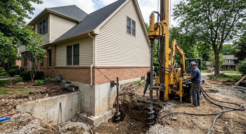 Helical Piers Installation in Boynton Beach, FL