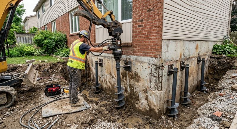 Helical Pile Installation in Boynton Beach, FL
