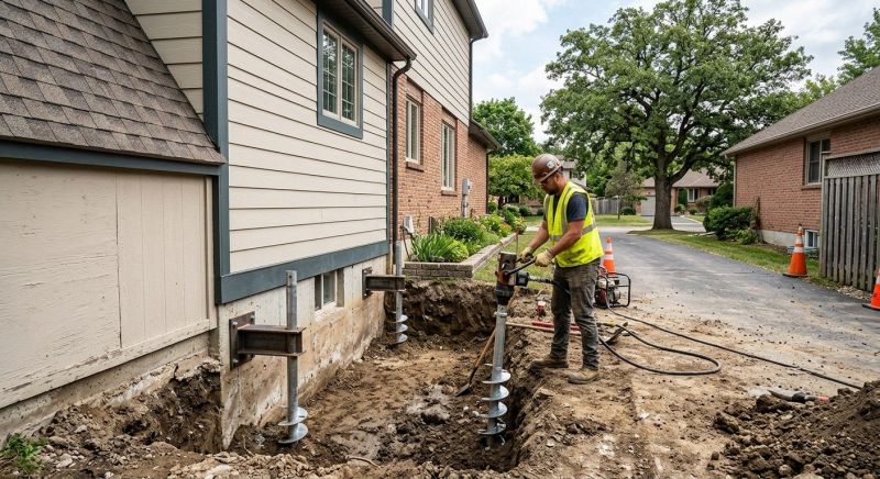Helical Pile Installation in Boynton Beach, FL
